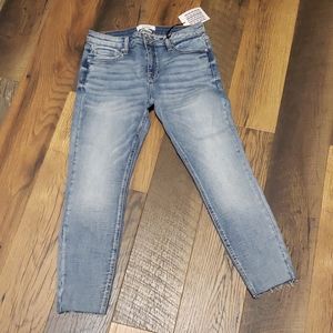 Pistola Makayla Scissor Cut Hem Skinny Jean indigo